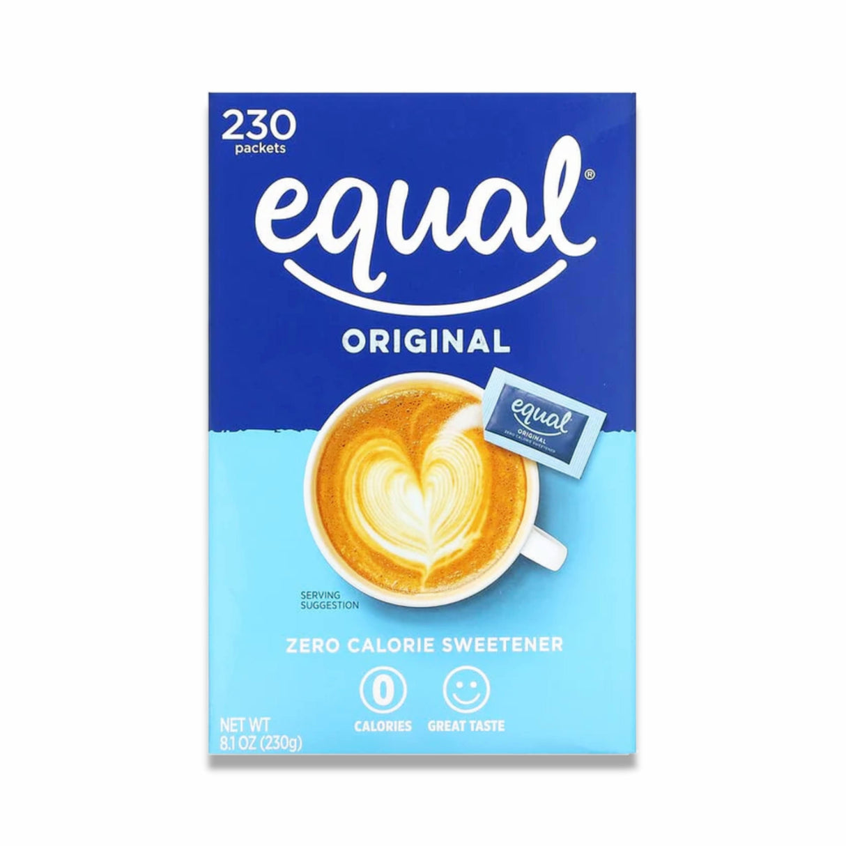 Equal - Zero Calorie Sweetener, Original - 230 Packets - 12 Pack