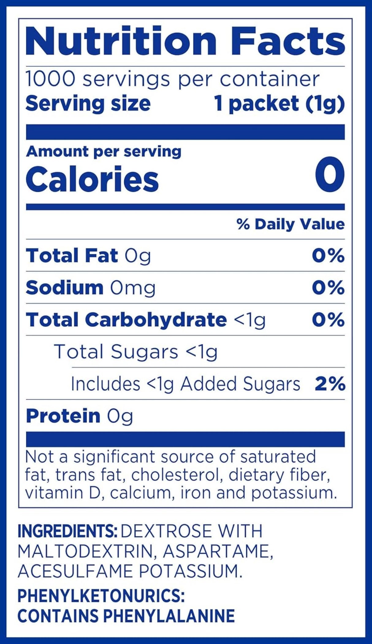 Equal - Zero Calorie Sweetener - 115 Count - 12 Pack