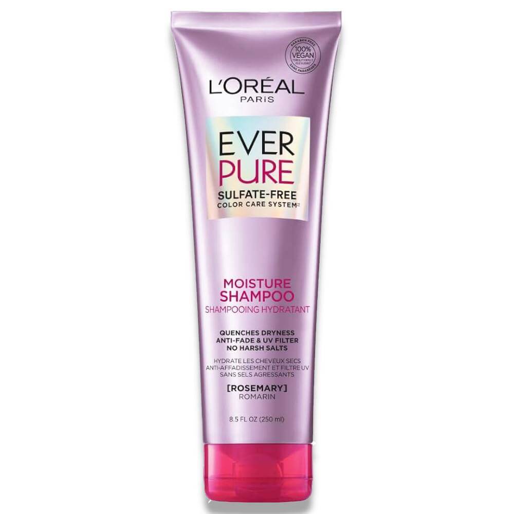 L'Oreal EverPure Moisture Shampoo, Rosemary Oil - 8.5 oz - 6 Pack Contarmarket
