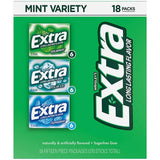 Extra Mint Sugar Free Chewing Gum - 15 pc - 18 Pack Contarmarket