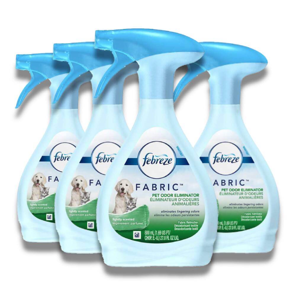 Febreze Pet Odor Eliminator Fabric Refresher - 27 oz - 4 Pack Contarmarket