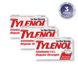 Tylenol Regular Strength Tablets 100 ct- 3 Pack