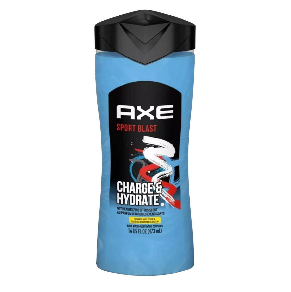 Axe Sport Blast Clean + Recharged 2-in-1 Body Wash Soap + Shampoo - 16 fl oz -  4 Pack