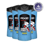 Axe Sport Blast Clean + Recharged 2-in-1 Body Wash Soap + Shampoo - 16 fl oz -  4 Pack