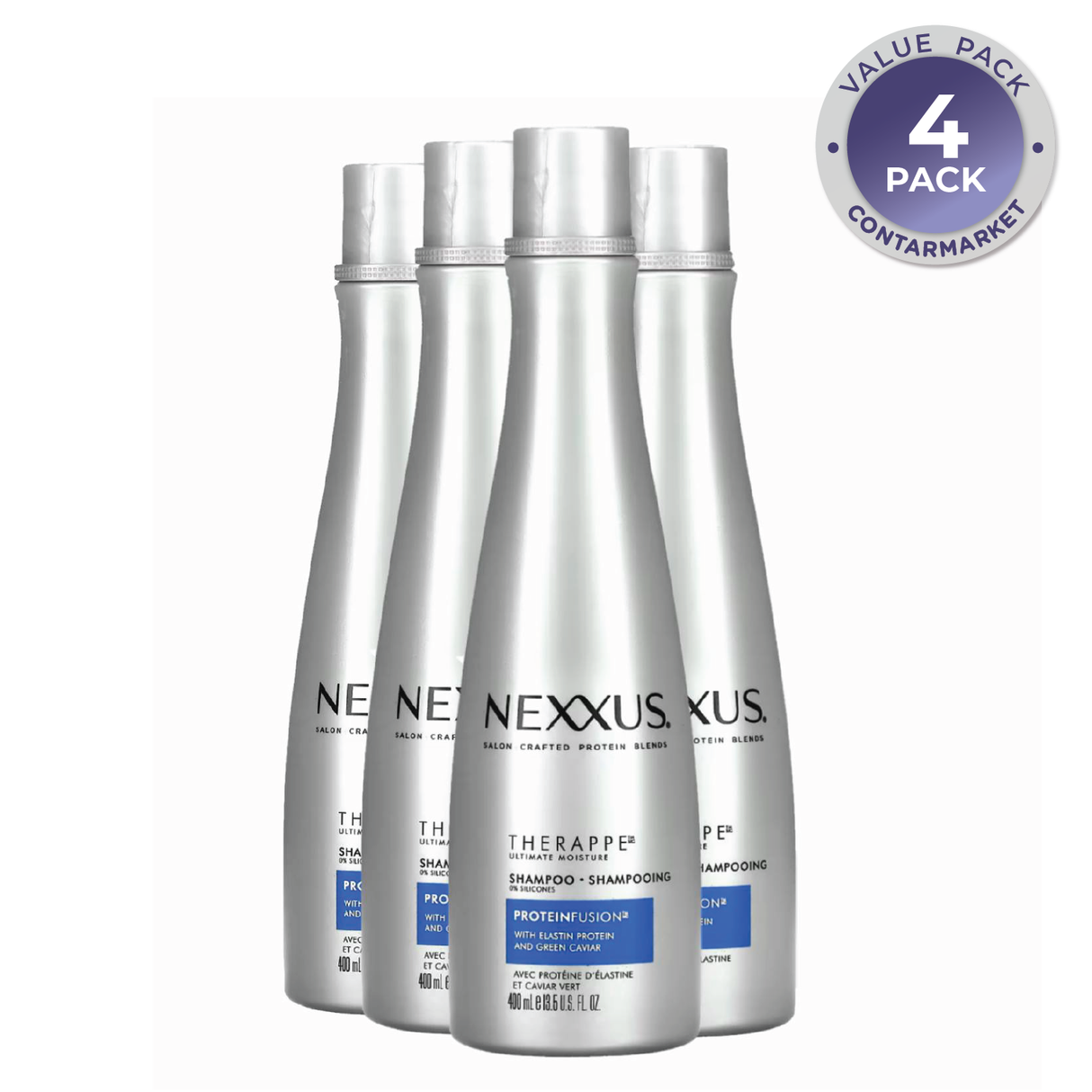 NEXXUS THERAPPE Ultimate Moisture Shampoo, 13.5 oz - 4 Pack