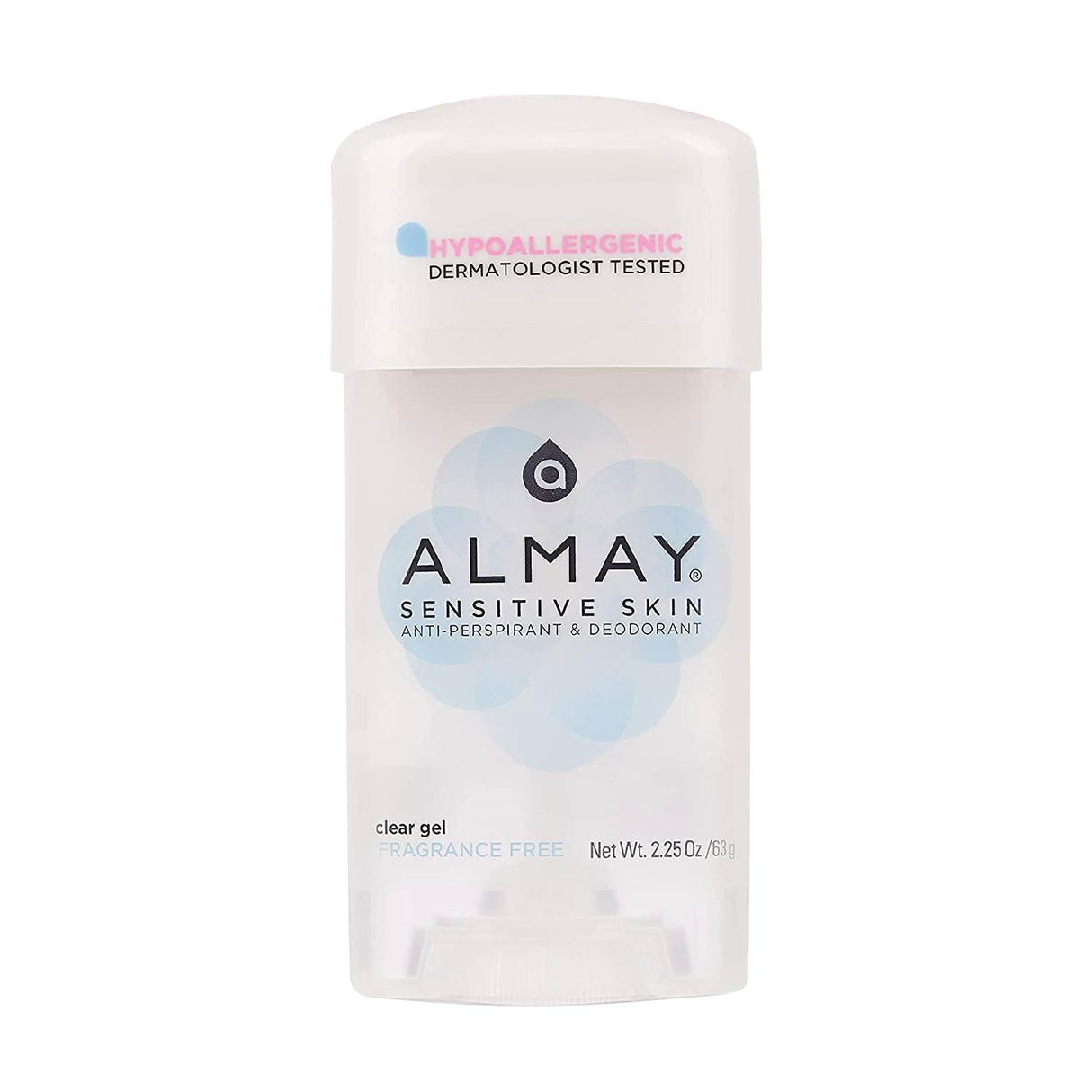 Almay - Anti-Perspirant & Deodorant, Clear Gel, Fragrance Free - 2.25 Oz - 24 Pack