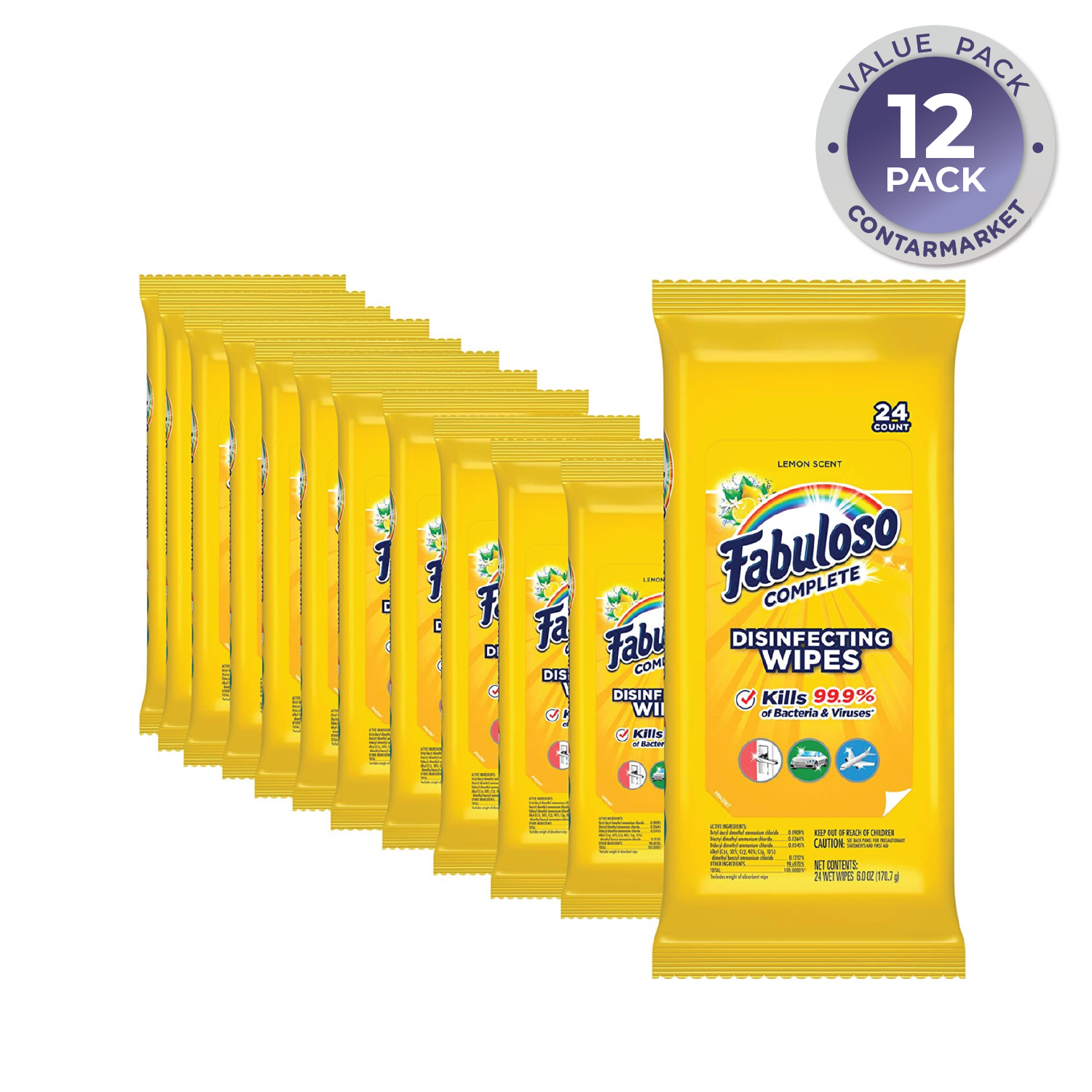 Fabuloso complete store disinfecting wipes