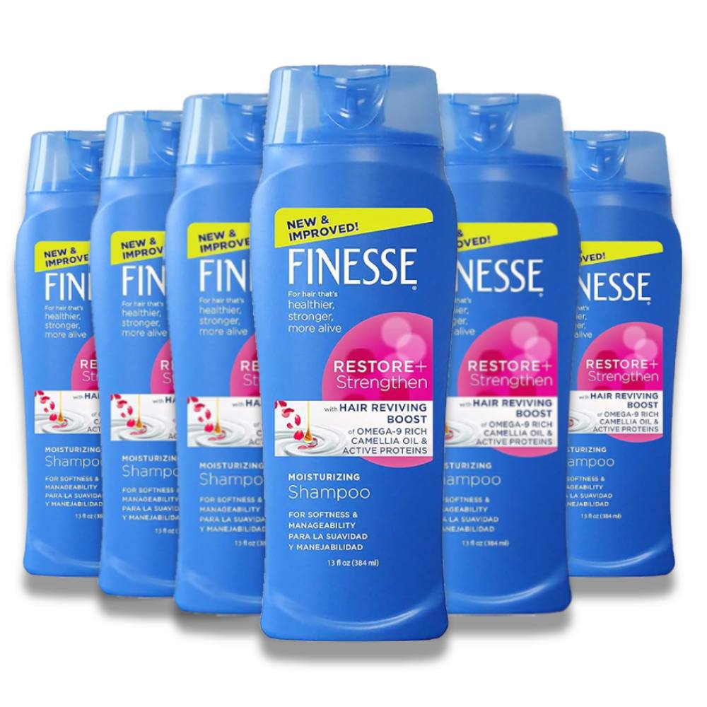 Finesse Restore + Strengthen 2in1 Shampoo & Conditioner - 13 Oz - 6 Pack Contarmarket