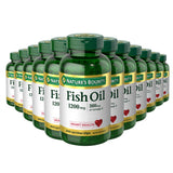 Nature's Bounty Fish Oil, 1200 mg - 200 Softgels - 12 Pack