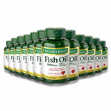 Nature's Bounty - Fish Oil, 1000mg, 300mg of Omega-3, 120 Odorless Softgels - 12 Pack