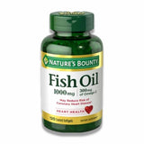 Nature's Bounty - Fish Oil, 1000mg, 300mg of Omega-3, 120 Odorless Softgels - 12 Pack