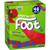 Fruit By The Foot Snacks, Berry Tie-Dye and Strawberry Variety Pack - 48 Ct