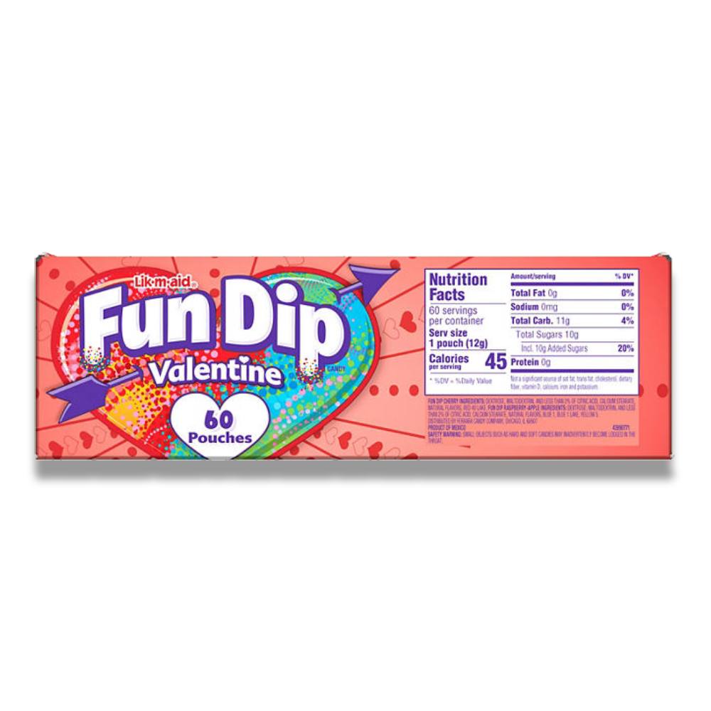 Fun Dip Flavored Candy - Razz Apple Magic Dip & Cherry Yum Diddly Dip, 0.43 Oz, 60 Pk Contarmarket