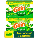 Gain - Dryer Sheets, Original - 320 Ct