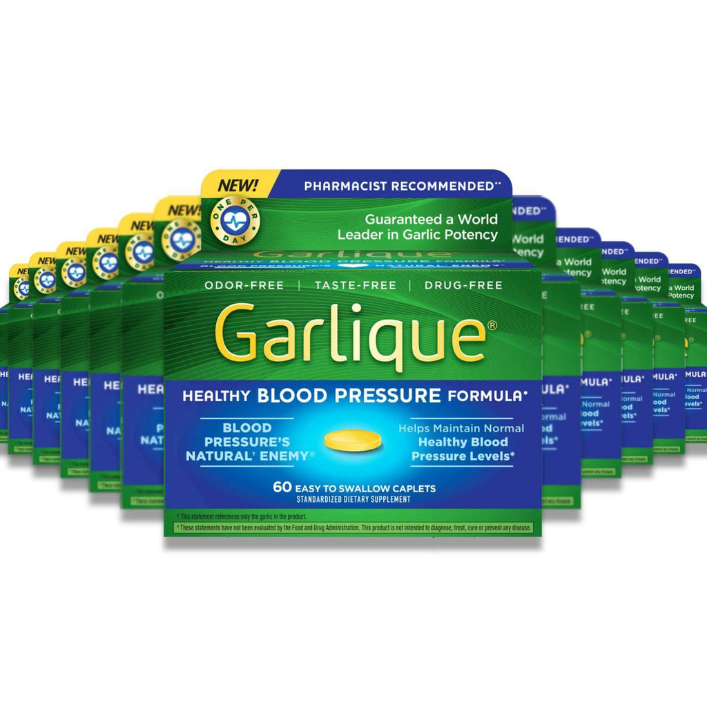 Garlique Healthy Blood Pressure Formula Tablets 60 Ct 24 Pack Contarmarket