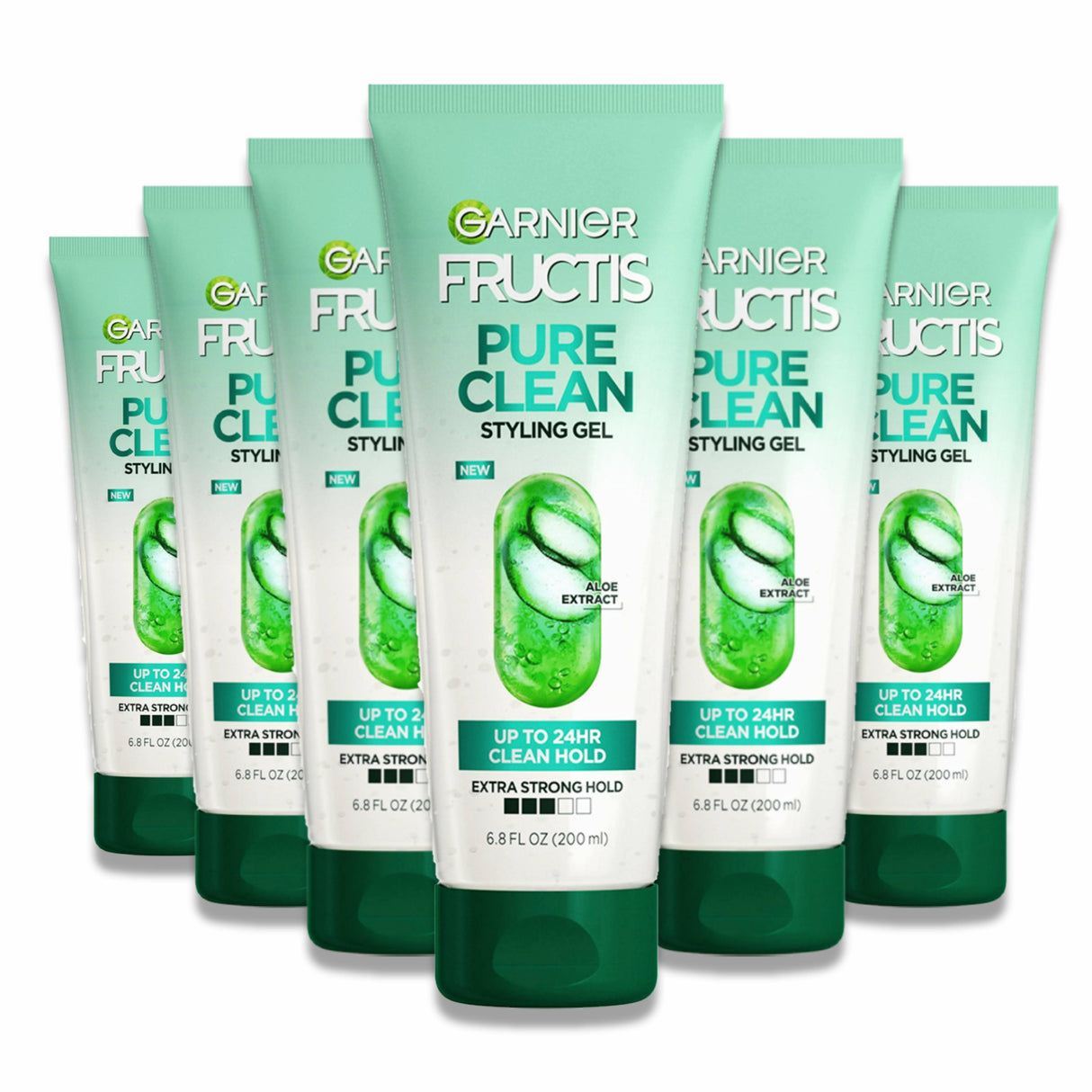 Garnier Fructis - Style Pure Clean Styling Gel - 6.8 Oz - 6 Pack