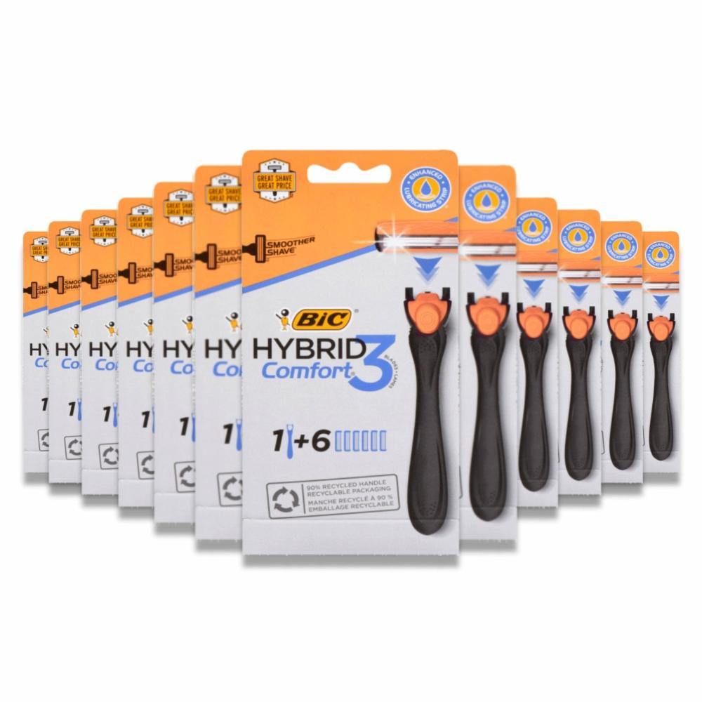 BiC - Hybrid Advance for Men, Shaver System - 1 Ea - 12 Pack