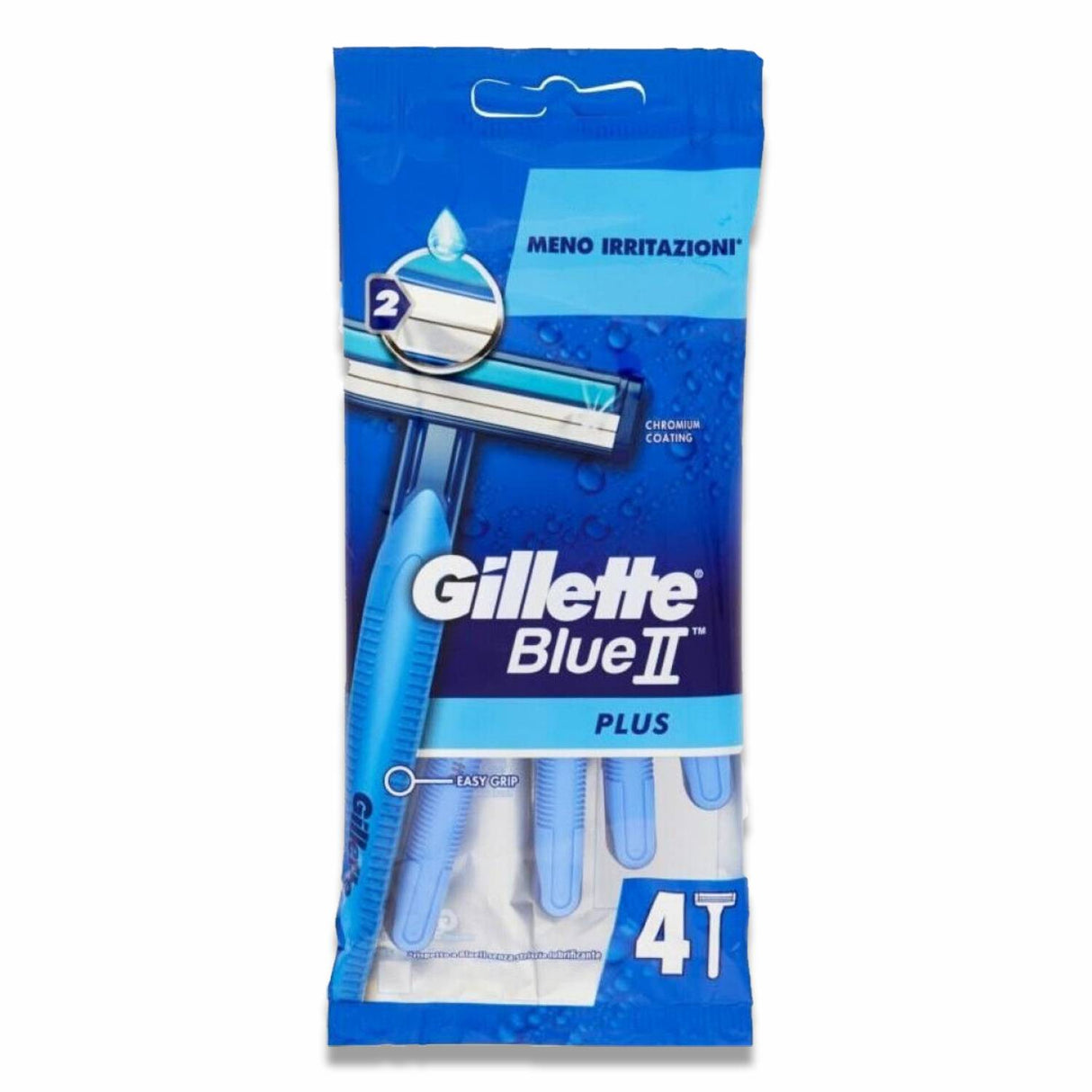 Gillette - Blue II Plus razor - 4 Ct Each - 20 Pack