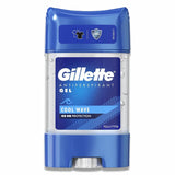 Gillette - Antiperspirant Gel, Cool Wave 70 ml/ 2.36 fl oz - 6 Pack