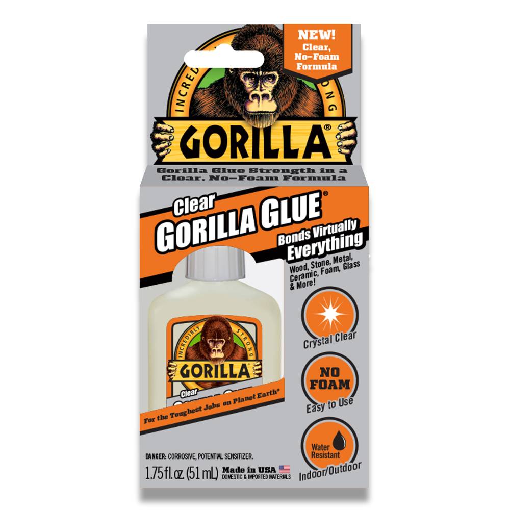 Gorilla - Clear Gorilla Glue - 1.75 Oz - 5 Pack