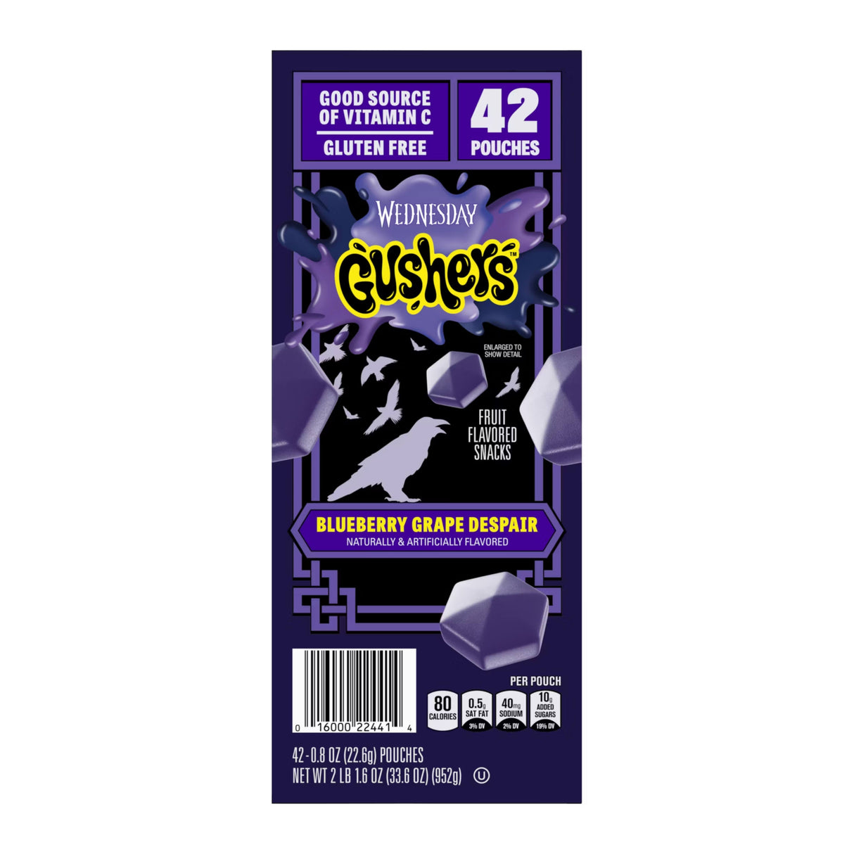 Gushers Wednesday Addams, 42 Ct Each