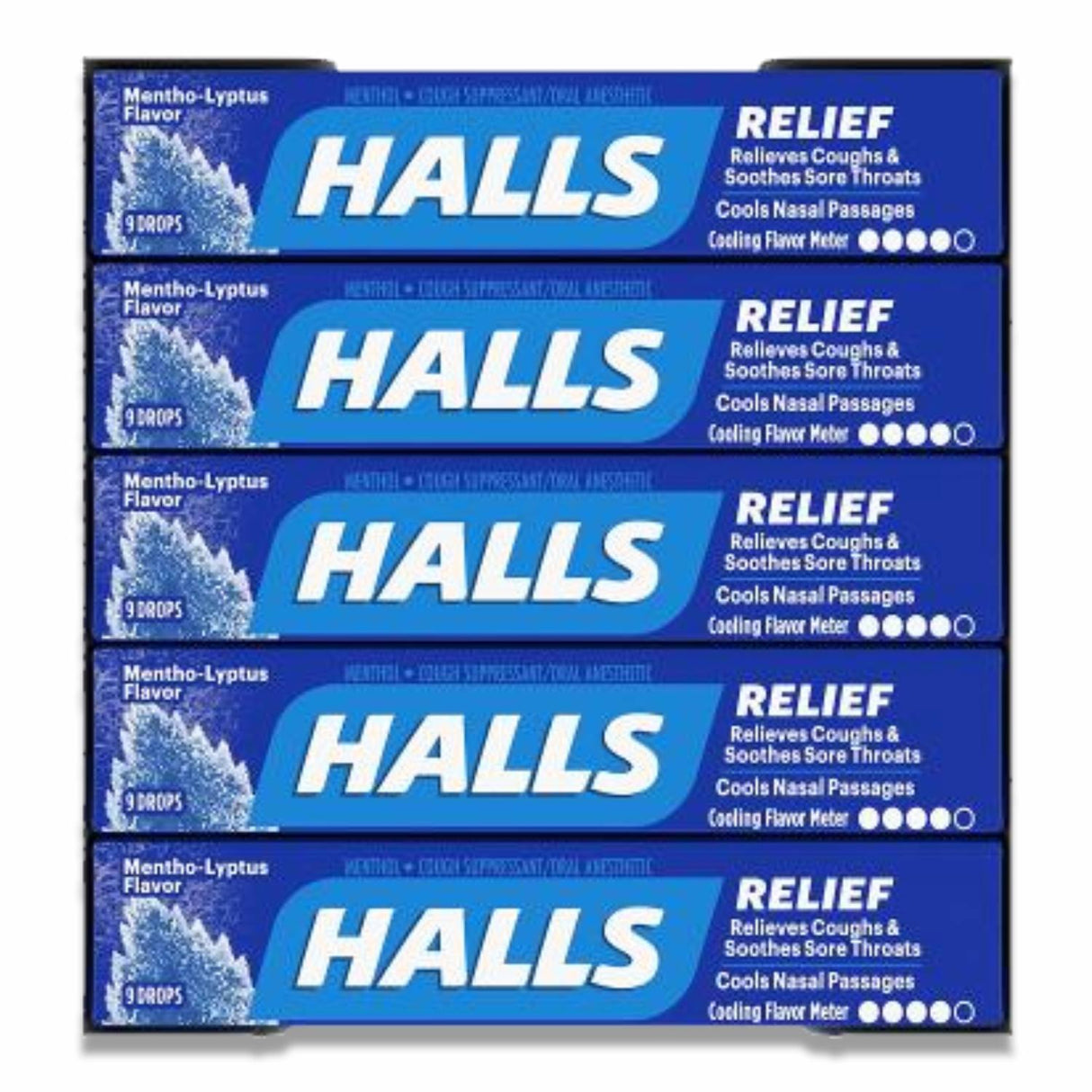 Halls - Relief Mentho-Lyptus Cough Drops  - 20 Ct Each