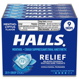 Halls Mentho-Lyptus Cough Drops - 20 Ct Each - 24 Pack Contarmarket