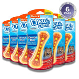 Hartz Chew 'n Clean - Dental Duo Dog Toy, Medium, Color May Vary - 6 Pack