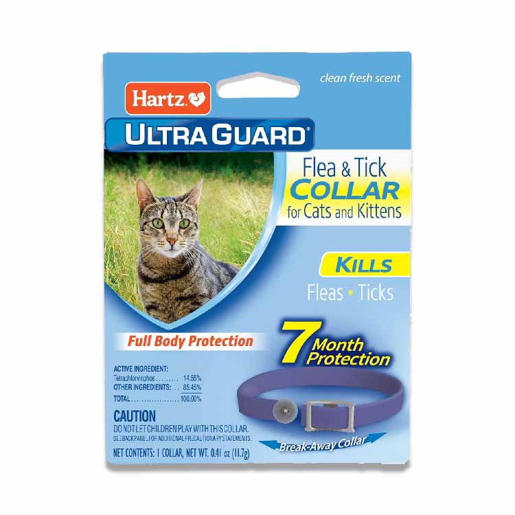 Hartz - UltraGuard Purple Flea & Tick Collar for Cats and Kittens - 0.53 Oz - 48 Pack