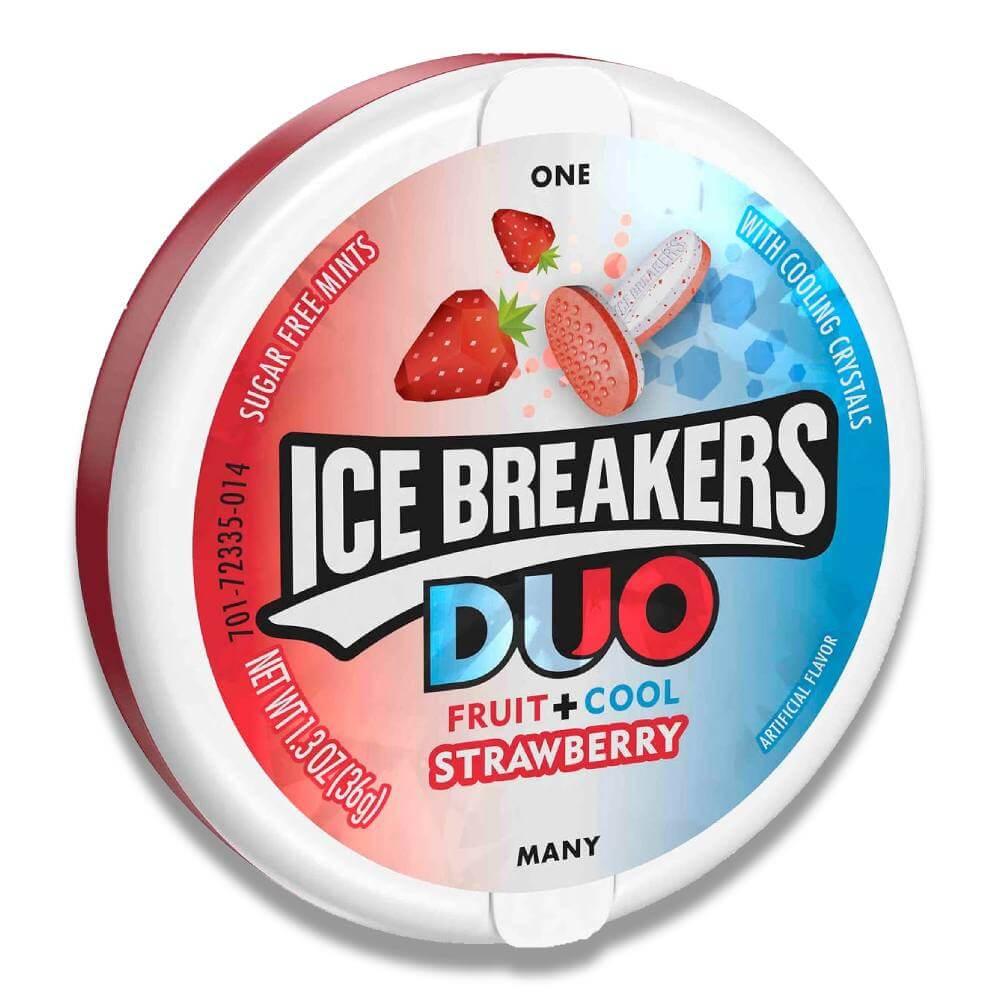 Ice Breakers DUO Mints Strawberry 8 ct - 24 Pack - ( 192 ct