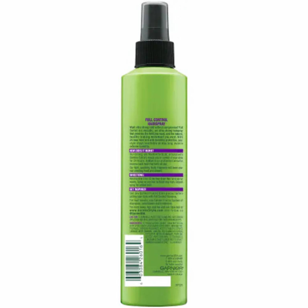 Garnier Fructis - Style Full Control Anti-Humidity Hairspray, Non-Aerosol  8.25 Oz - 6 Pack