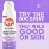 OFF! - Clean Feel Aerosol Insect Repellent - 5 Oz - 6 Pack