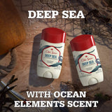 Old Spice -  Invisible Solid Antiperspirant Deodorant for Men, Deep Sea Scent - Twin Pack - 2.6 Oz - 6 Pack