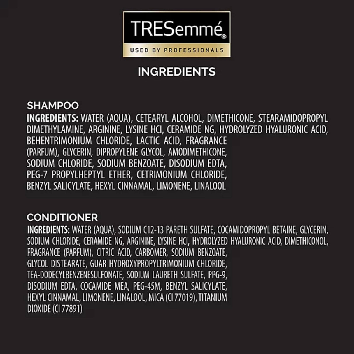 TRESemmé - Ultimate Moisture Shampoo and Conditioner - 39 Oz - 2 Pack