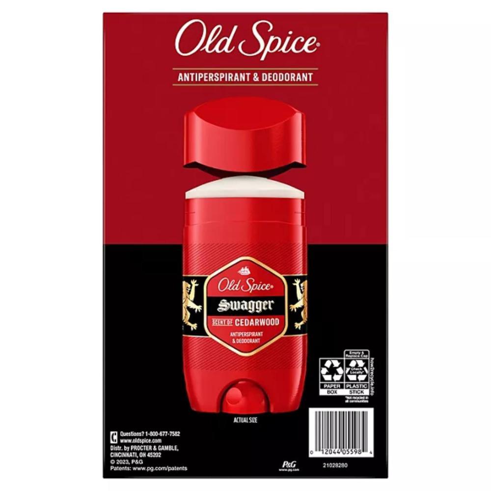 Old Spice - Swagger Antiperspirant & Deodorant for Men - 2.6 Oz - 5 Pack