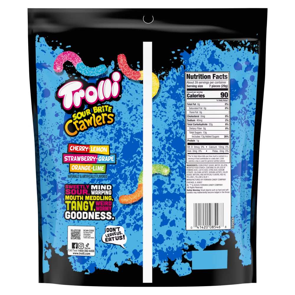 Trolli Sour Brite Crawlers - 40 Oz