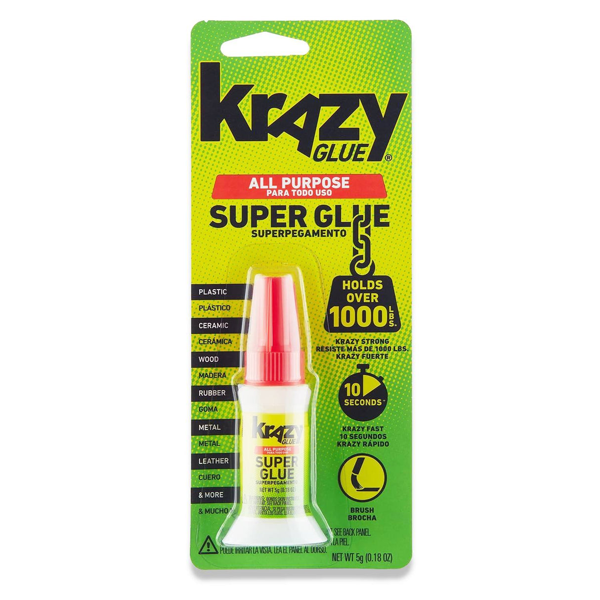 Krazy - Glue, All-Purpose Gel, Brush Tip - 0.18 Oz - 48 Pack