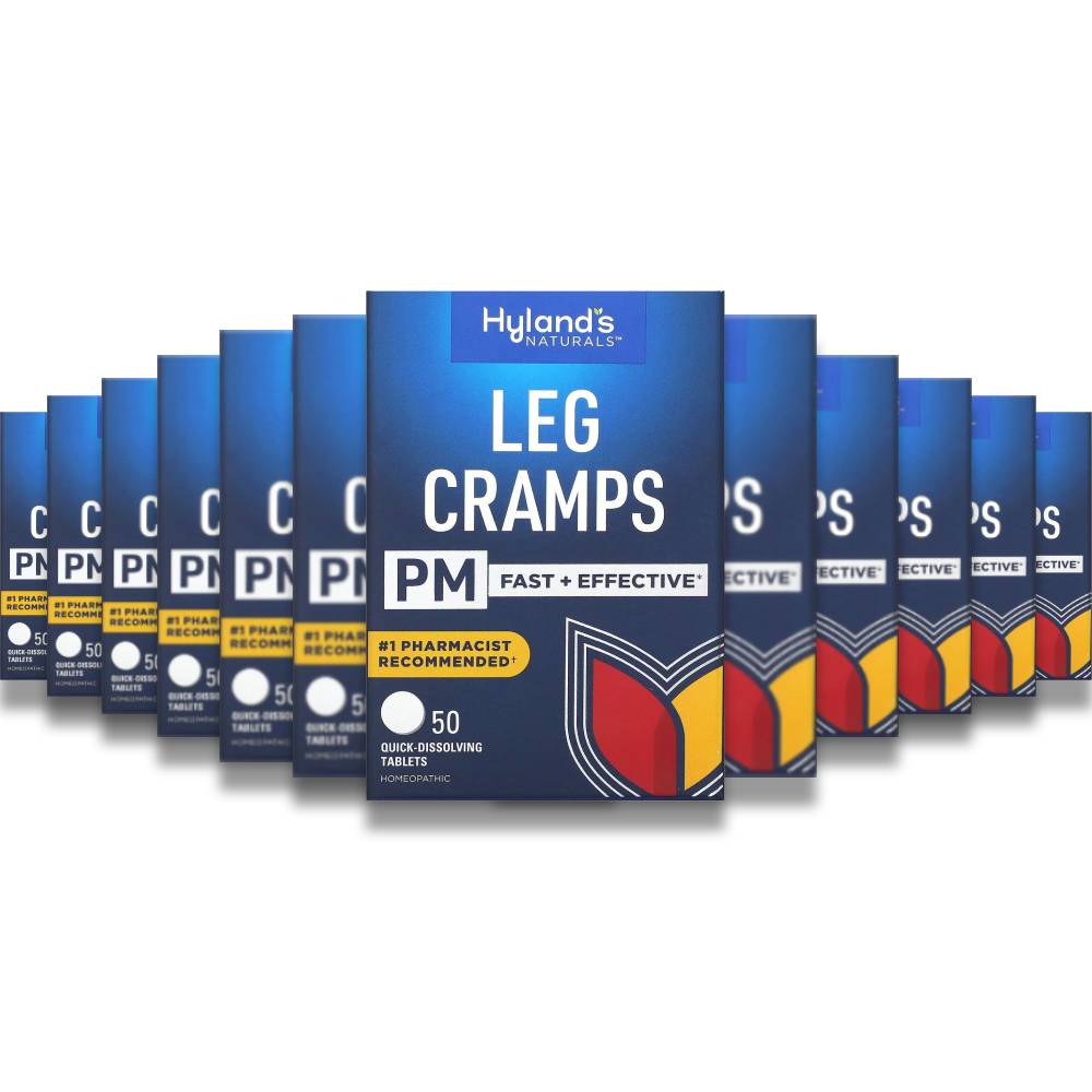 Hylands - Leg Cramps PM, Fast and Effective - 50 Tablets - 24 Pack