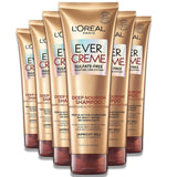L'Oreal Paris EverCreme Sulfate Free Shampoo, Deep Nourish, With Apricot Oil - 8.5 oz - 6 Pack Contarmarket