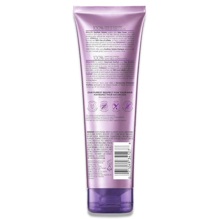 L'Oreal Paris EverPure Volume Sulfate Free Conditioner, for Color-Treated Hair, Flat Hair - 8.5 oz - 6 Pack Contarmarket