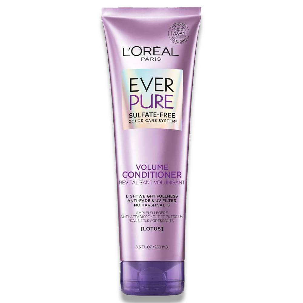 L'Oreal Paris EverPure Volume Sulfate Free Conditioner, for Color-Treated Hair, Flat Hair - 8.5 oz - 6 Pack Contarmarket