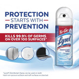 Lysol - Disinfectant Spray To Go, Crisp Linen - 1.5 oz - 12 Pack