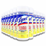 Lysol - Disinfectant Wipes Multi-Surface Antibacterial Cleaning Wipes For Disin, Lemon & Lime Blossom Scent - 35 Ct Each - 12 Pack