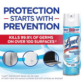 Lysol - Disinfectant Spray, Crisp Linen - 19 Oz - 3 Pack