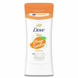 Dove - Teens Anti-Perspirant Deodorant Stick Mango Sunshine - 2.6 Oz - 12 Pack