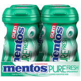 Mentos Pure Fresh Spearmint Gum  Sugar Free 50 Count - 4 Pack