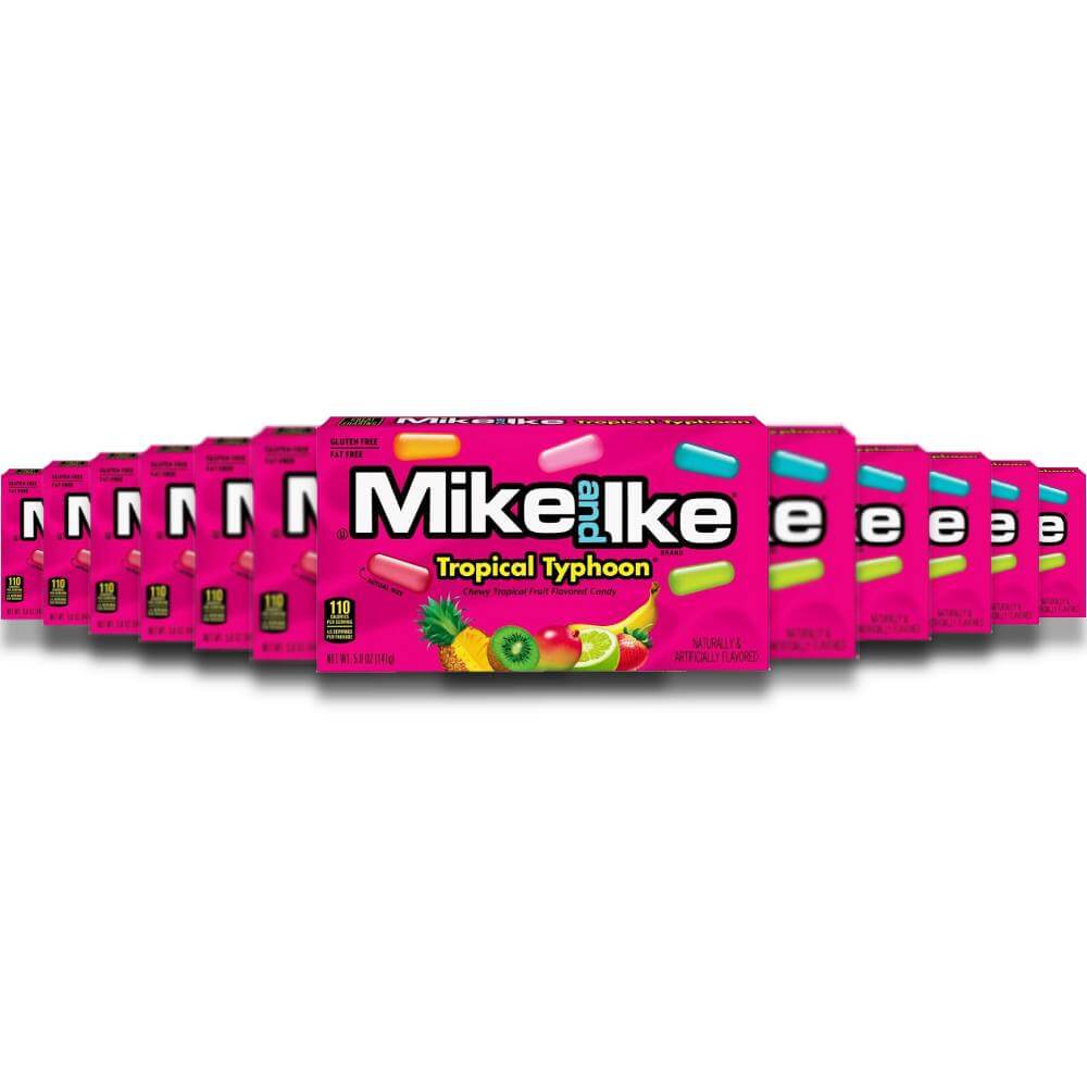 Mike & Ike Tropical Typhoon Candy - 0.78 Oz - 24 Ct - 16 Pack Contarmarket