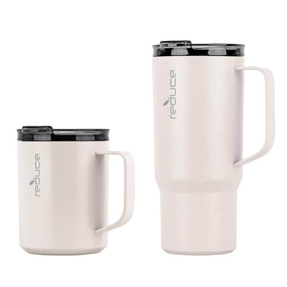 Reduce Linen Vacuum Insulated Stainless Steel Coffee Mug Set - 14 oz & 24 oz Contarmarket