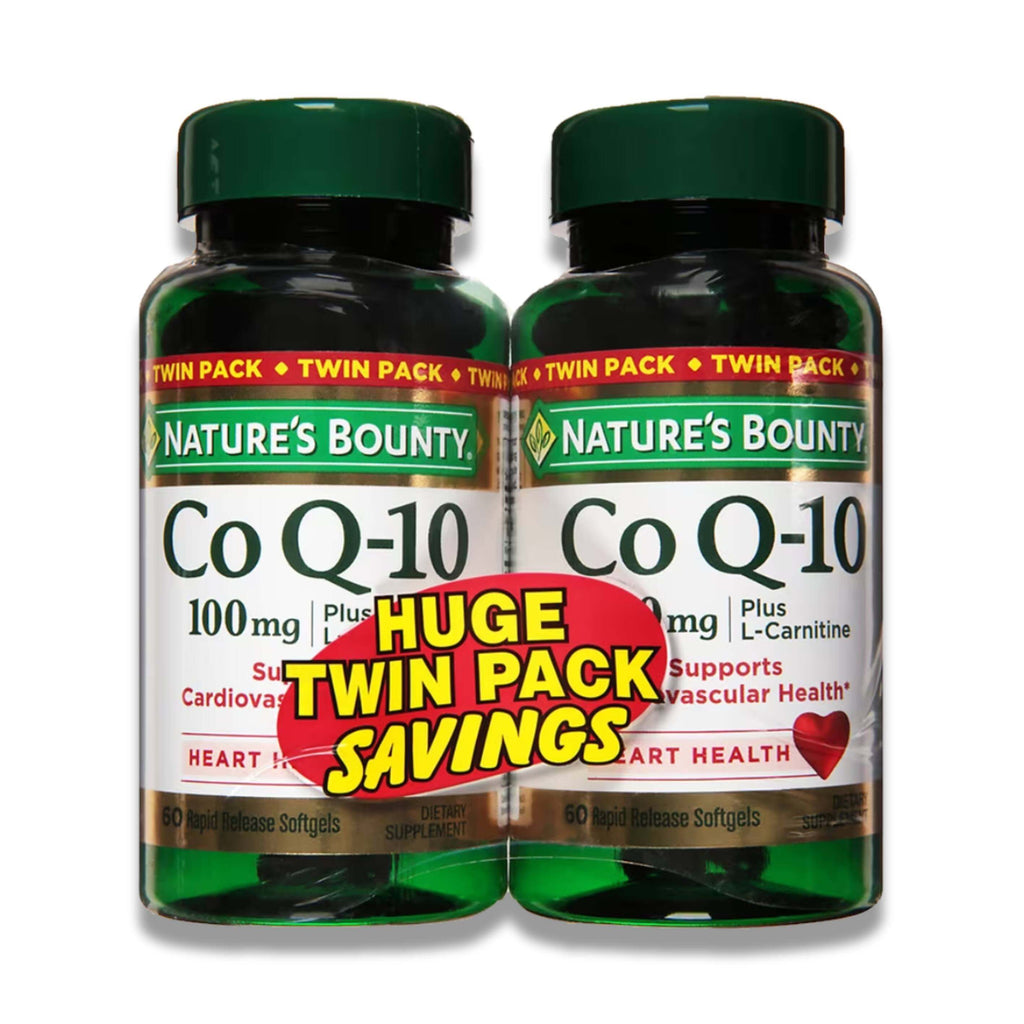 Nature's Bounty Co Q-10 Softgels 100 Mg Twin Pack 60 Ct 12 Pack