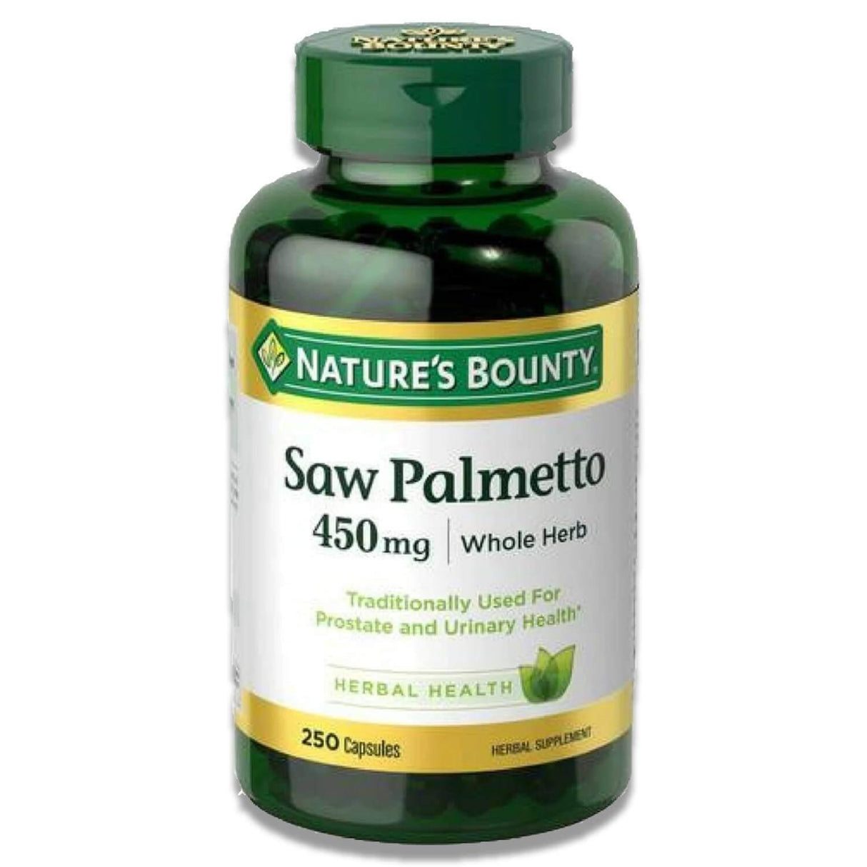 Nature's Bounty Saw Palmetto 450mg 250 Capsules - 12 Pack Contarmarket